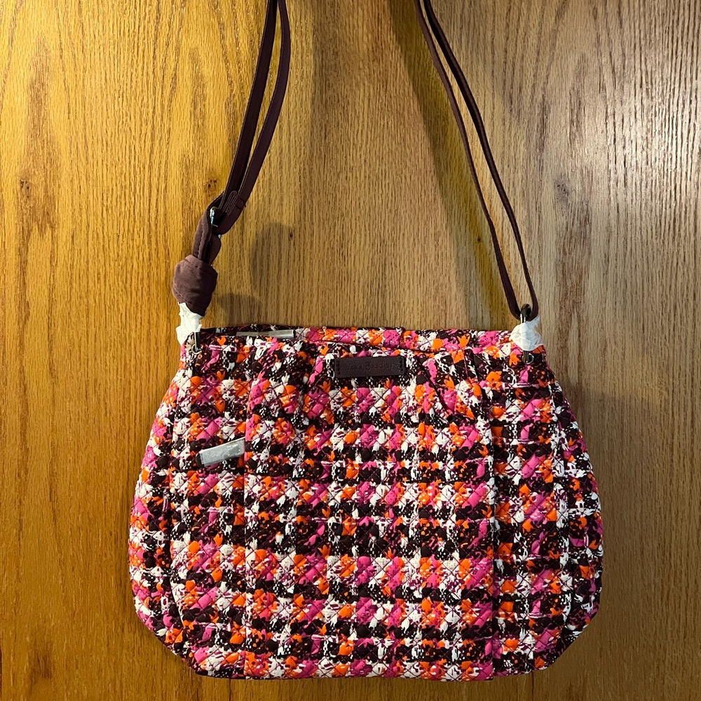 Stylish Multicolor Vera Bradley Tweed Shoulder Bag